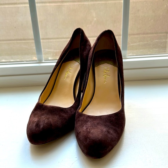 Cole Haan Nike Air Tech suede leather heels size 10 - Picture 1 of 6